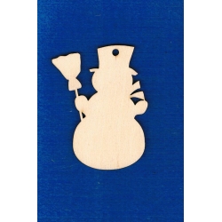 Bałwan , bałwanek  7,5x5,5cm , zawieszka